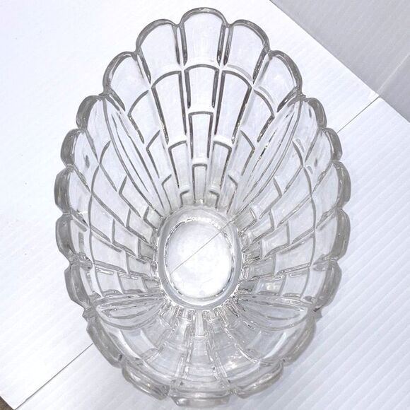 Vintage LEAD CRYSTAL Bowl Handcrafted in Bulgaria 8 x 5.5 inches - Picture 6 of 13